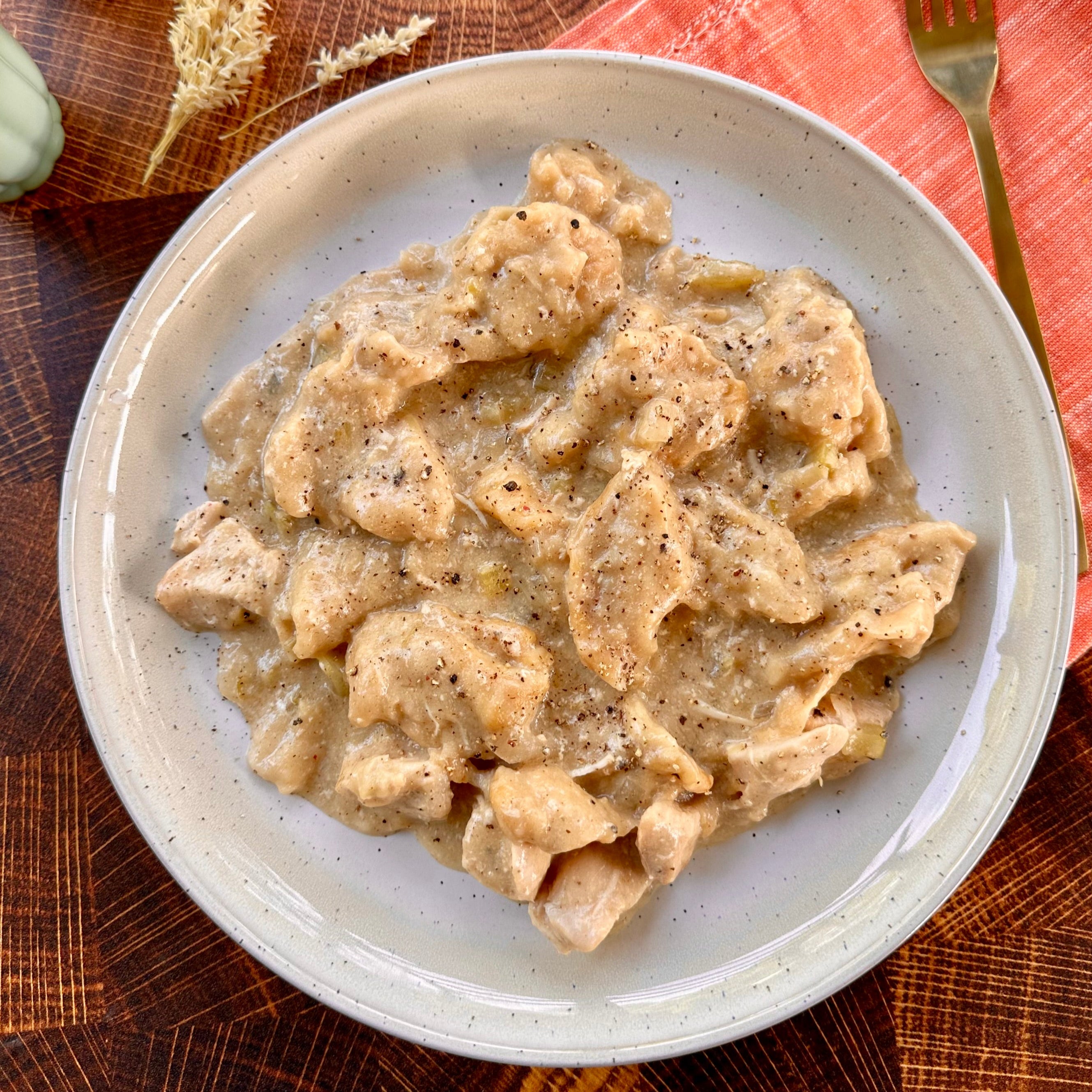 Recipe Card: Chicken and Dumplings