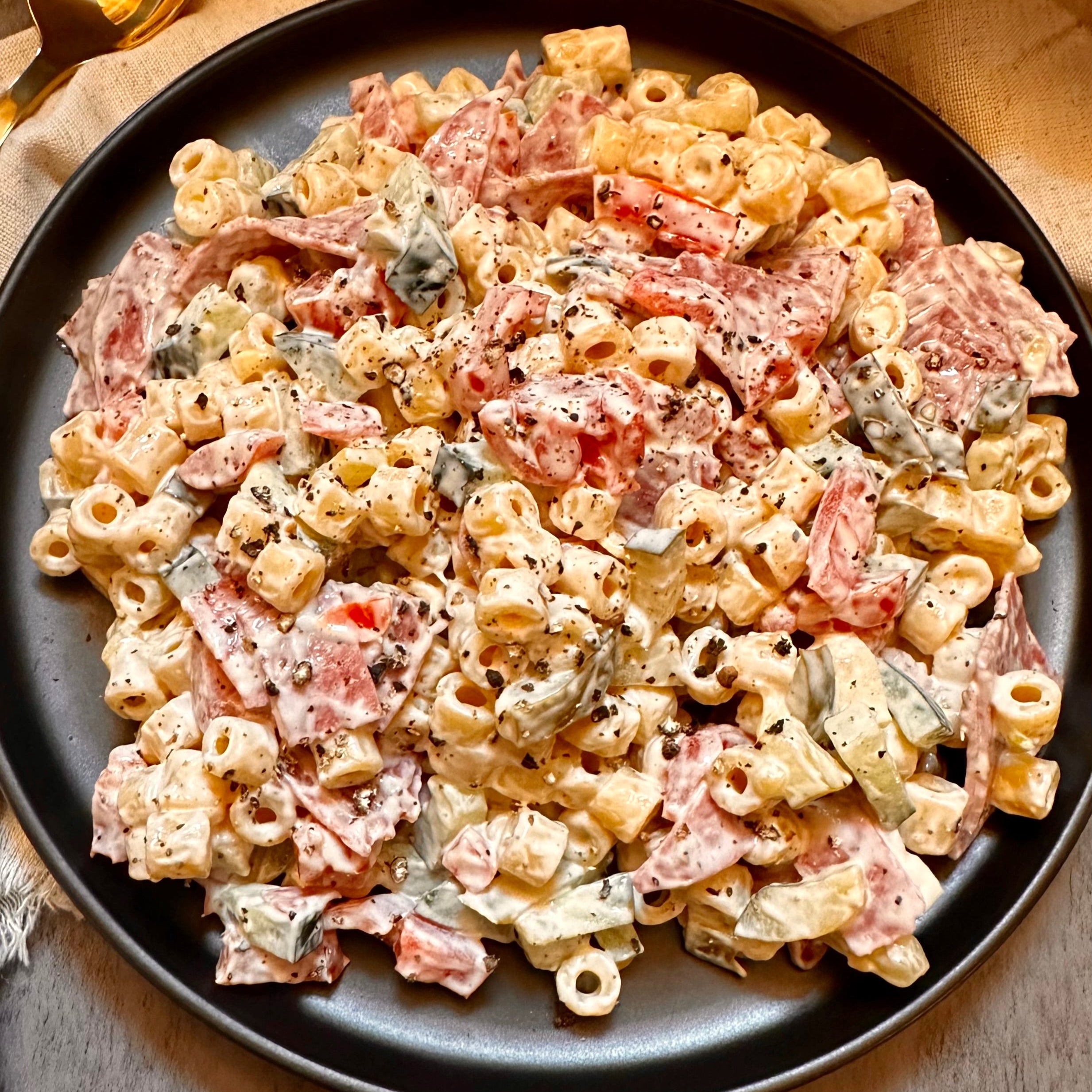 Recipe Card: Pickle Pasta Salad